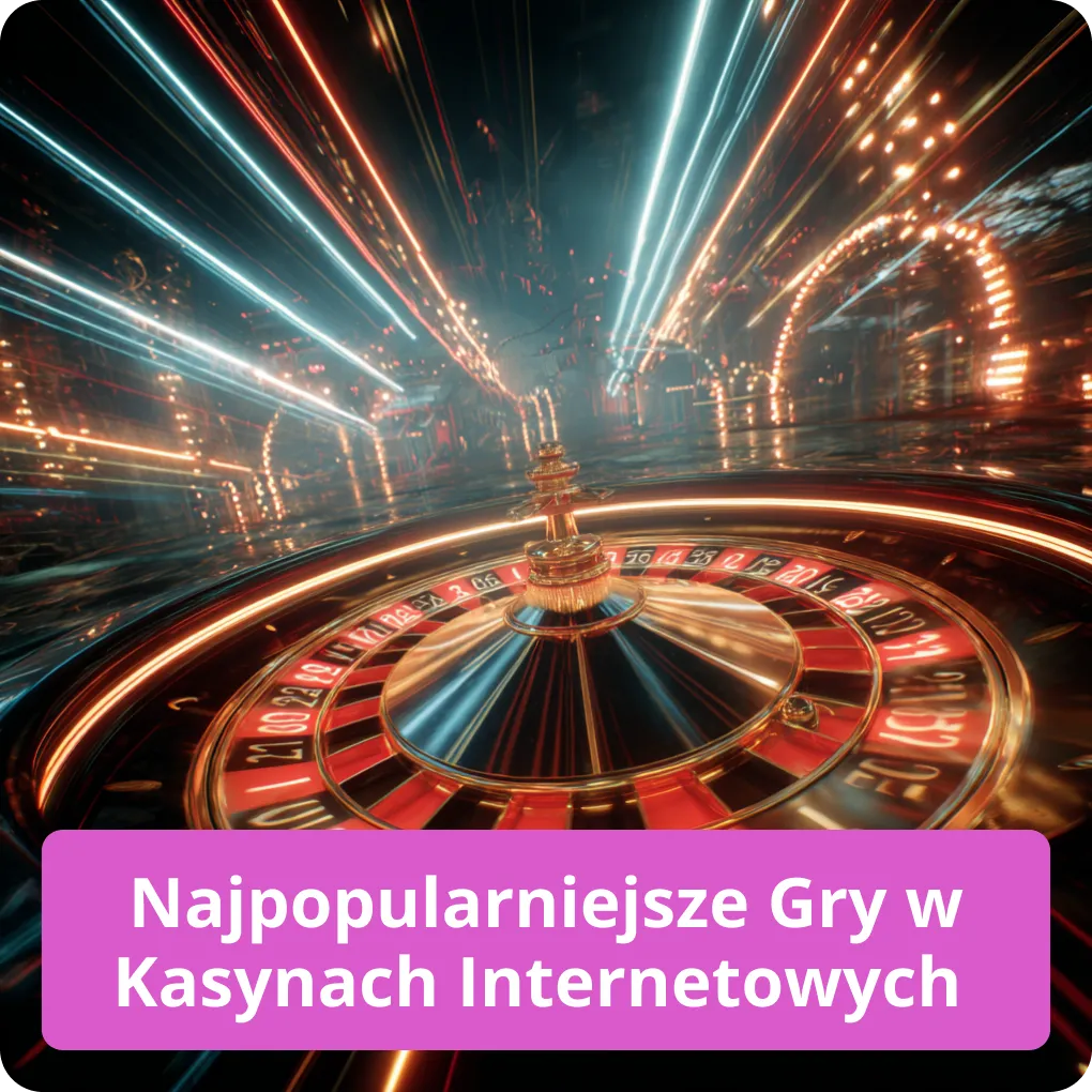 Najpopularniejsze gry w kasynach internetowych – lista Najpopularniejsze gry w kasynach internetowych
